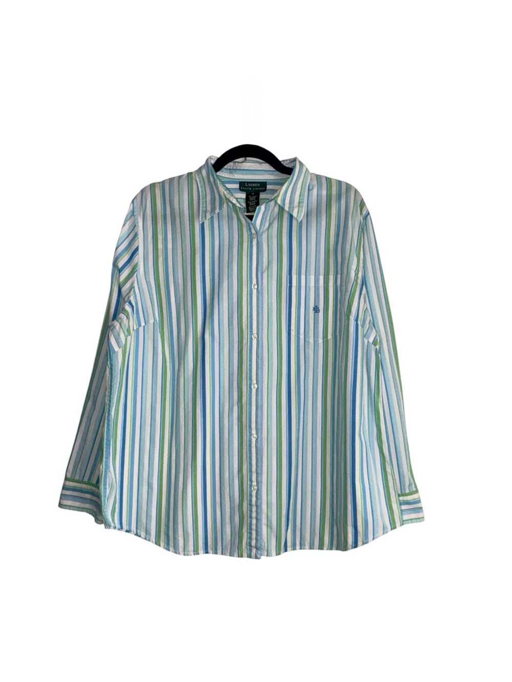 Vintage 90s Ralph Lauren Striped Blouse